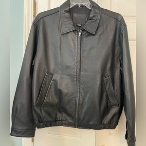 MEN’S COACH LEATHER BOMBER JACKET